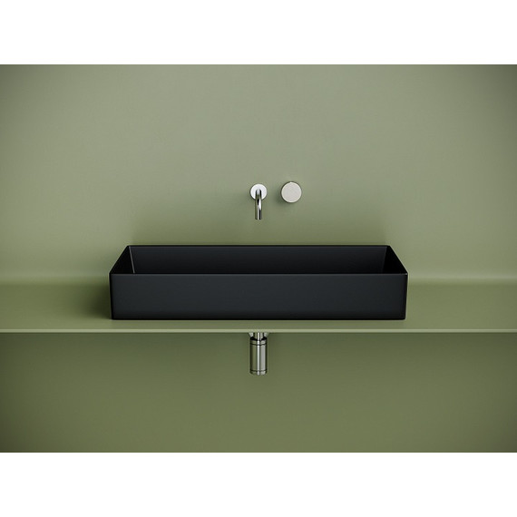 Раковина-чаша Ceramicanova Element 80 см CN6072MB, чёрный матовый - фото 2