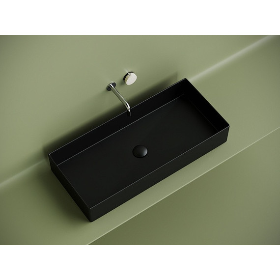 Раковина-чаша Ceramicanova Element 80 см CN6072MB, чёрный матовый - фото 