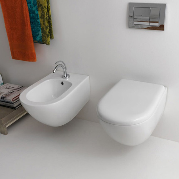 Биде подвесное Kerasan Aquatech 372401*1 - фото, картинка 2 Биде подвесное Kerasan Aquatech 372401*1 - фото 2