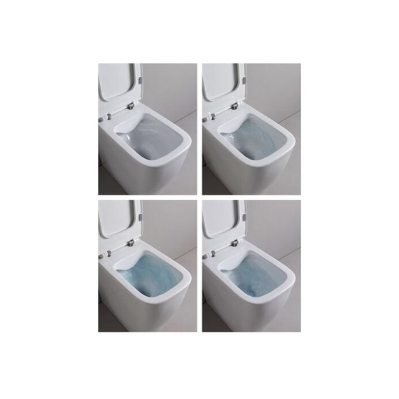 Унитаз подвесной безободковый ArtCeram A16 ASV006 05 00 (Система смыва торнадо) - фото 3