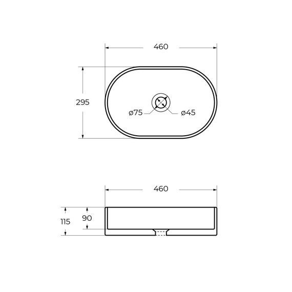 Раковина-чаша Cezares 46 см CZR-6576 - фото 8