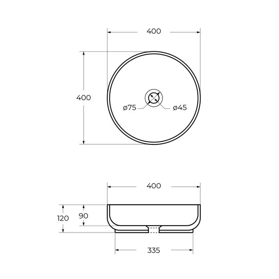 Раковина-чаша Cezares 40 см CZR-6595 - фото 7