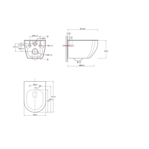 Унитаз подвесной безободковый Aquatek Европа AQ1190T-00 с тонкой крышкой микролифт (система смыва Торнадо) - фото 6