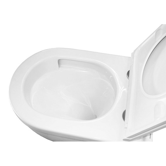 Унитаз подвесной безободковый Azario Fora AZ-0017-UQ3 с крышкой микролифт (Система смыва торнадо) - фото 6