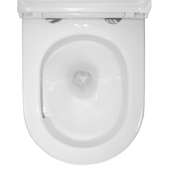 Унитаз подвесной безободковый Azario Fora AZ-0017-UQ3 с крышкой микролифт (Система смыва торнадо) - фото 9