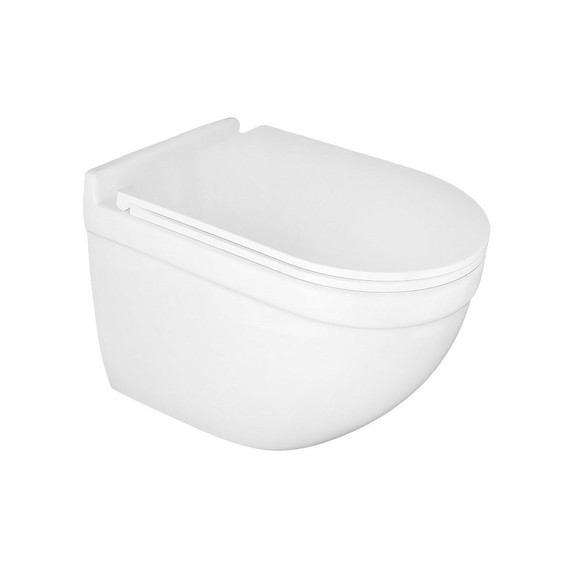 Унитаз подвесной безободковый Azario Fora AZ-0017-UQ3 с крышкой микролифт (Система смыва торнадо) - фото 10