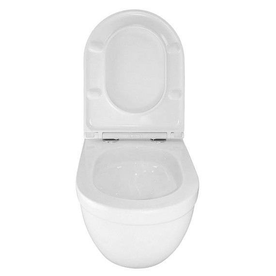 Унитаз подвесной безободковый Azario Fora AZ-0017-UQ3 с крышкой микролифт (Система смыва торнадо) - фото 13