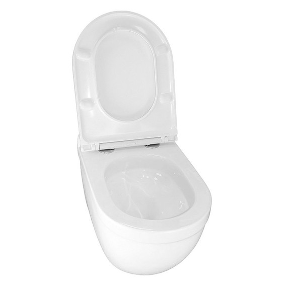 Унитаз подвесной безободковый Azario Fora AZ-0017-UQ3 с крышкой микролифт (Система смыва торнадо) - фото 14