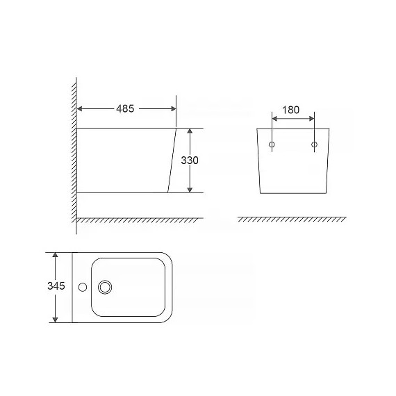Биде подвесное Azario Teramo AZ-0052F - фото 9