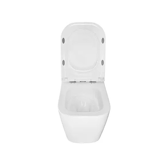 Унитаз подвесной безободковый Azario ESCONDA AZ-2805E с крышкой микролифт (Система смыва торнадо) - фото 6