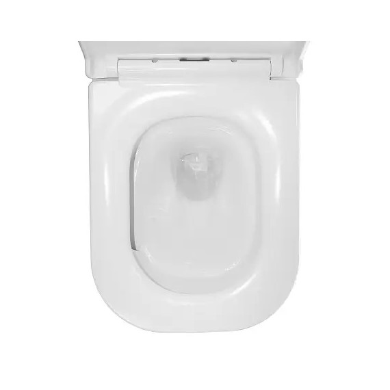 Унитаз подвесной безободковый Azario ESCONDA AZ-2805E с крышкой микролифт (Система смыва торнадо) - фото 9