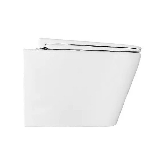 Унитаз подвесной безободковый Azario ESCONDA AZ-2805E с крышкой микролифт (Система смыва торнадо) - фото 13