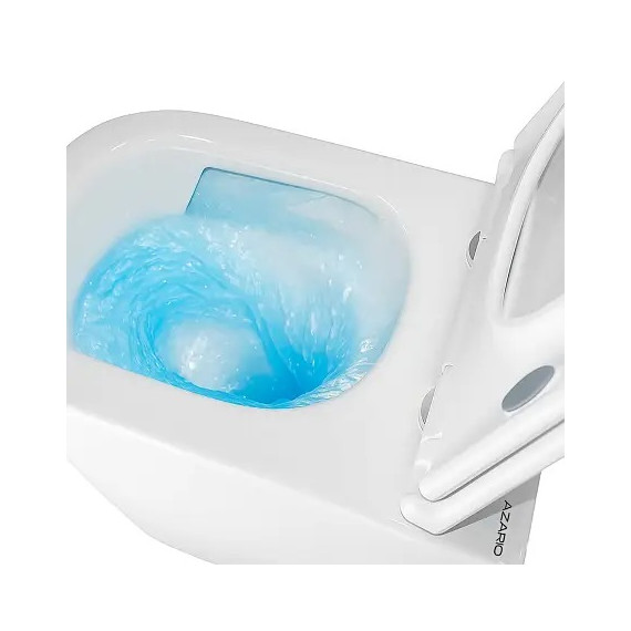 Унитаз подвесной безободковый Azario ESCONDA AZ-2805E с крышкой микролифт (Система смыва торнадо) - фото 16