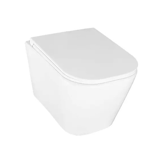 Унитаз подвесной безободковый Azario ESCONDA AZ-2805E с крышкой микролифт (Система смыва торнадо) - фото 3