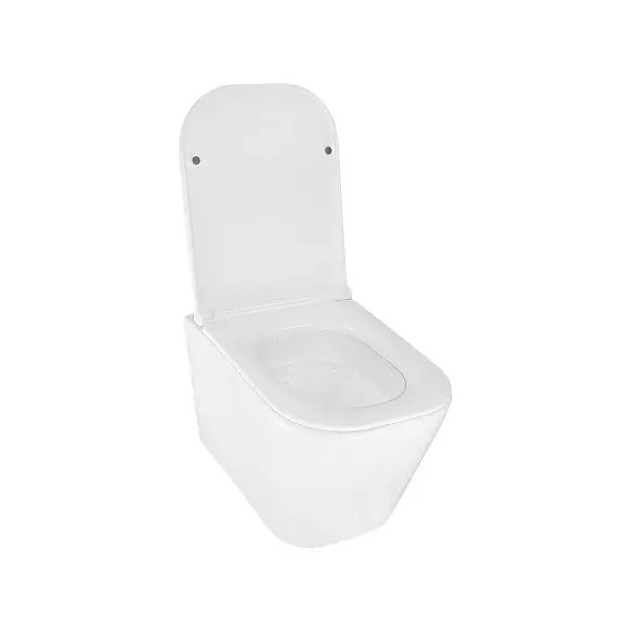 Унитаз подвесной безободковый Azario ESCONDA AZ-2805E с крышкой микролифт (Система смыва торнадо) - фото 4