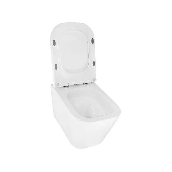 Унитаз подвесной безободковый Azario ESCONDA AZ-2805E с крышкой микролифт (Система смыва торнадо) - фото 5