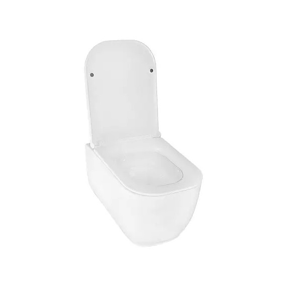 Унитаз подвесной безободковый Azario RIANO AZ-2808E с крышкой микролифт (Система смыва торнадо) - фото 4