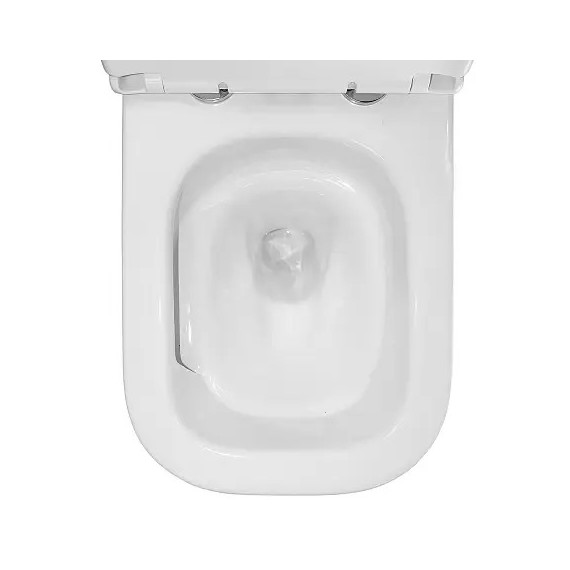 Унитаз подвесной безободковый Azario RIANO AZ-2808E с крышкой микролифт (Система смыва торнадо) - фото 8