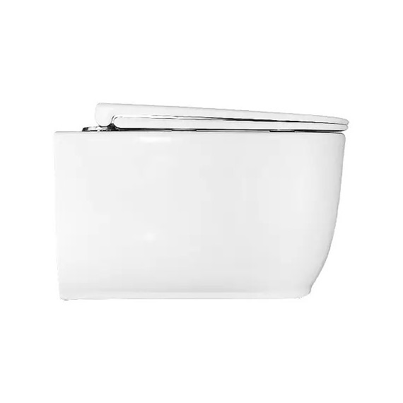 Унитаз подвесной безободковый Azario RIANO AZ-2808E с крышкой микролифт (Система смыва торнадо) - фото 12