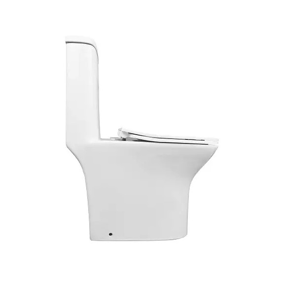 Унитаз-моноблок безободковый Azario Sente AZ-8614 с крышкой микролифт - фото 10