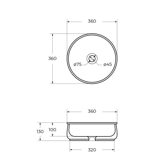 Раковина-чаша Cezares 36 см CZR-6603 - фото 8