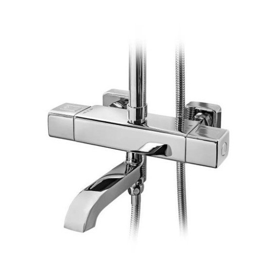 Душевая стойка с термостатом Grocenberg GB7005CR - фото 3