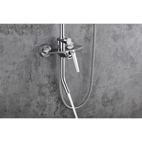 Душевая стойка с изливом Grocenberg GB7025CR - фото 2