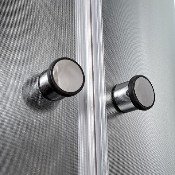 Душевая кабина Avacan 100x100 см B10SLEDBLACK, хром/матовое (безсиликоновая сборка) - фото 5