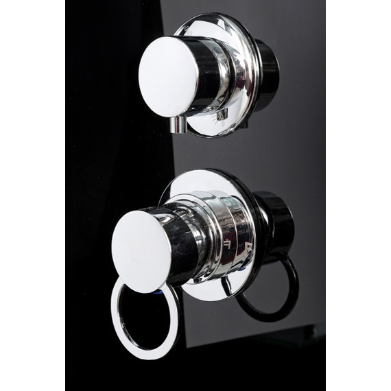 Душевая кабина Avacan 100x100 см B10SELBLACK, хром/матовое (безсиликоновая сборка) - фото 20