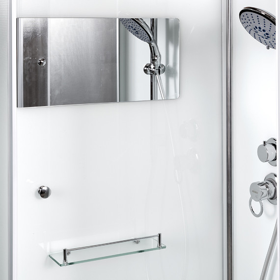 Душевая кабина Avacan 100x100 см D10S, хром/матовое (безсиликоновая сборка) - фото 5