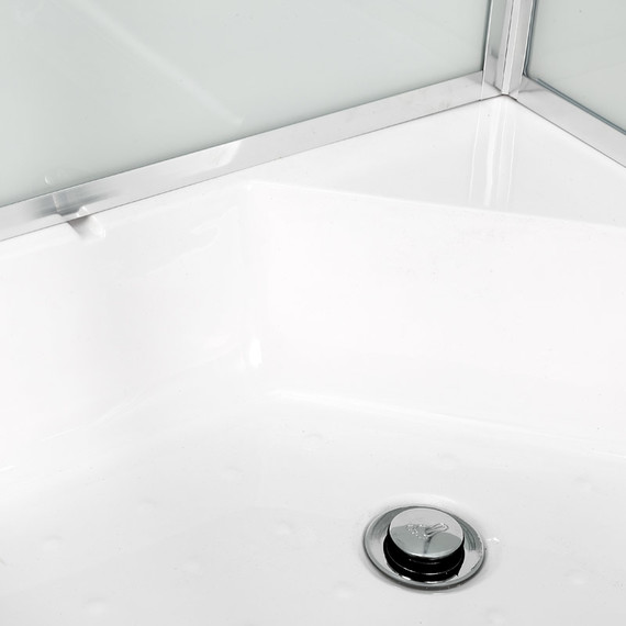 Душевая кабина Avacan 100x100 см D271SEL, хром/матовое (безсиликоновая сборка) - фото 19