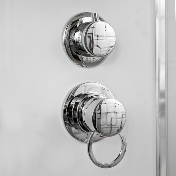 Душевая кабина Avacan 90x90 см EM1590, хром/узор (безсиликоновая сборка) - фото 24