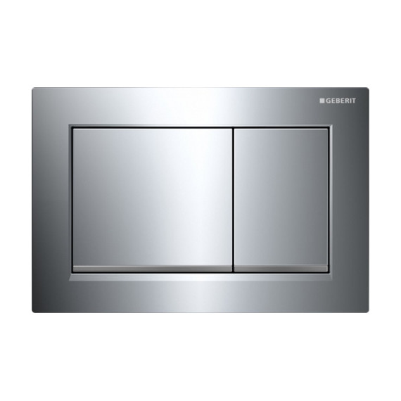 Смывная клавиша Geberit Omega30 115.080.KH.1 хром/хром матовый - фото 