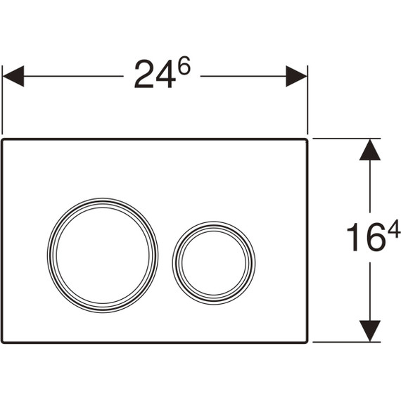 Смывная клавиша Geberit Sigma 21 115.884.JM.1 - фото 2
