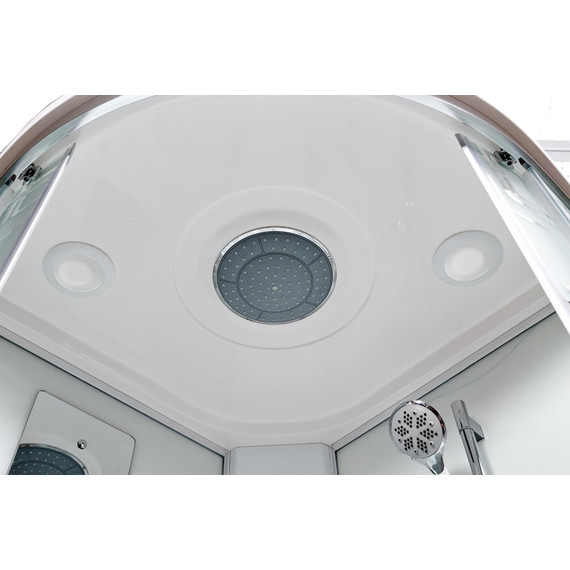 Душевая кабина Avacan 100x100 см EM2710EL, хром/узор (безсиликоновая сборка) - фото 8