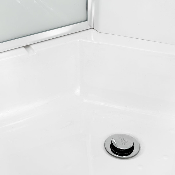 Душевая кабина Avacan 100x100 см EM2710LED, хром/узор (безсиликоновая сборка) - фото 16