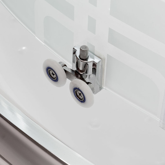 Гидробокс Avacan 120x80 см EM2712LLED, хром/узор (безсиликоновая сборка) - фото 18