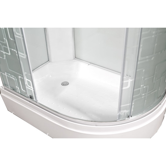 Гидробокс Avacan 120x80 см EM2712LLED+GM, хром/узор (безсиликоновая сборка) - фото 8