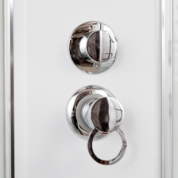 Гидробокс Avacan 80x80 см EM1580NLED+GM, хром/узор (безсиликоновая сборка) - фото 16