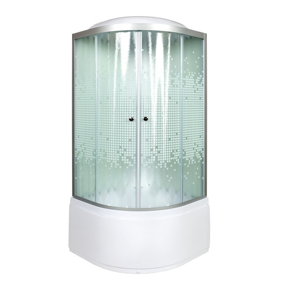 Душевая кабина Avacan 100x100 см L910, хром/матовое (безсиликоновая сборка) - фото 3