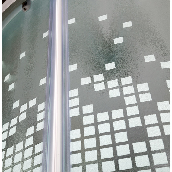 Гидробокс Avacan 100x100 см L910GM, хром/матовое (безсиликоновая сборка) - фото 10