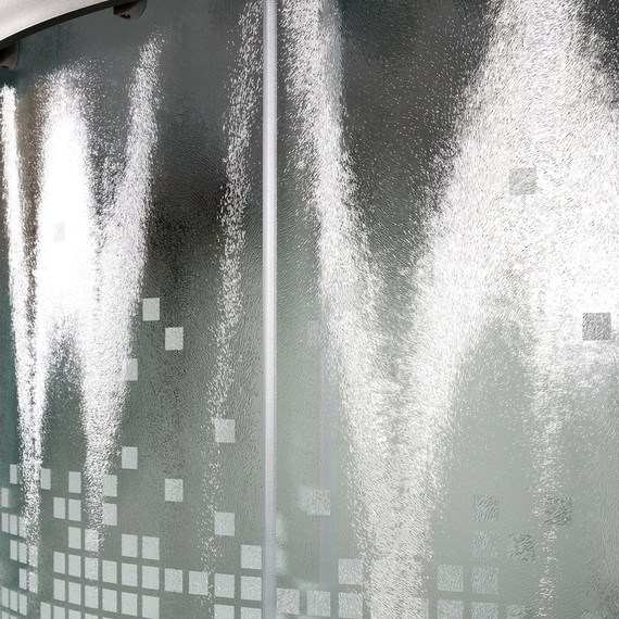 Гидробокс Avacan 100x100 см L910GM, хром/матовое (безсиликоновая сборка) - фото 11