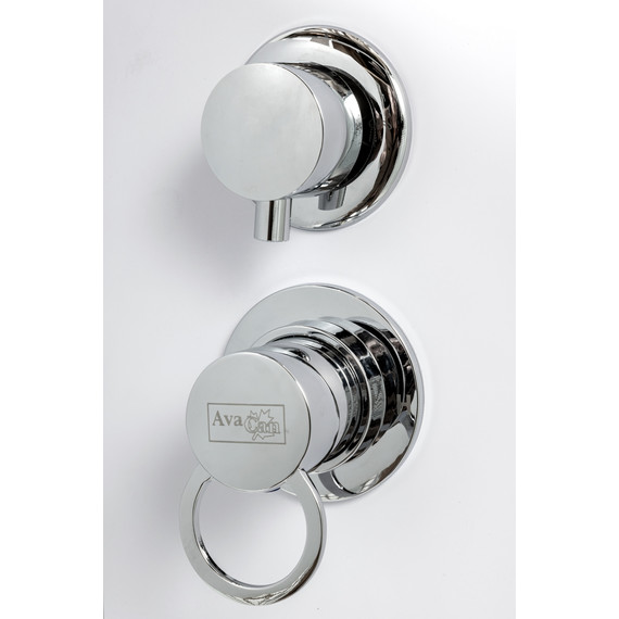 Душевая кабина Avacan 80x80 см L980, хром/узор (безсиликоновая сборка) - фото 6