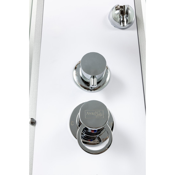 Гидробокс Avacan 80x80 см L980GM+EL, хром/узор (безсиликоновая сборка) - фото 7