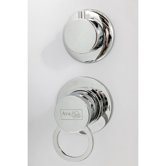 Душевая кабина Avacan 110x110 см D311, хром/матовое (безсиликоновая сборка) - фото 11