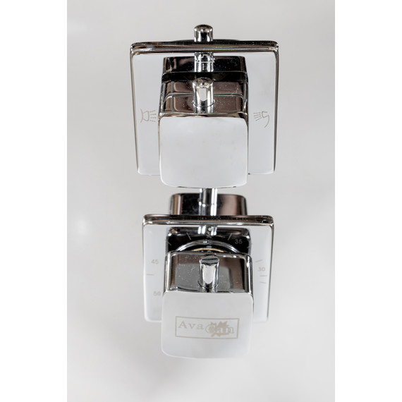 Гидробокс Avacan 120x90 см Z122STEAM, хром/прозрачное (безсиликоновая сборка) - фото 9