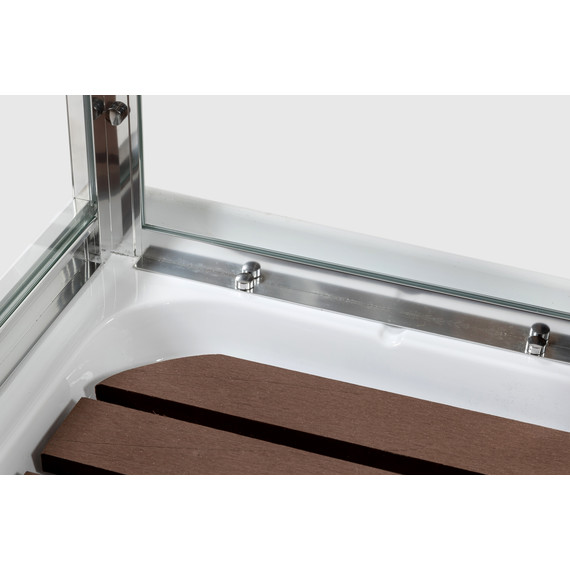 Гидробокс Avacan 120x90 см Z122STEAM, хром/прозрачное (безсиликоновая сборка) - фото 10