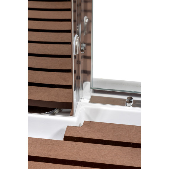 Гидробокс Avacan 120x90 см Z122, хром/прозрачное (безсиликоновая сборка) - фото 19