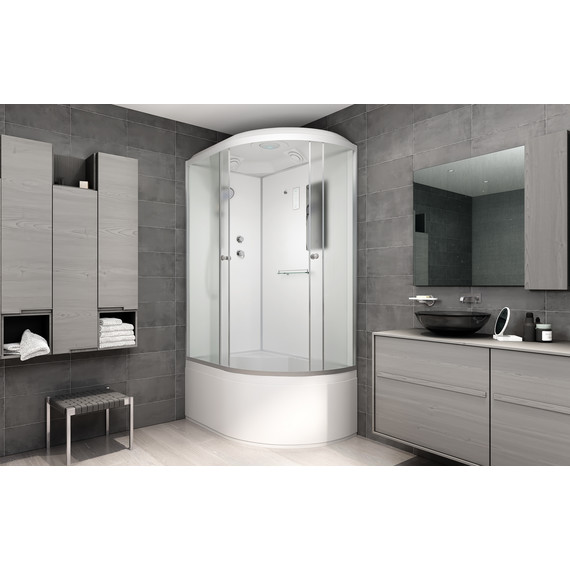 Душевая кабина Avacan 120x90 см D512SL, хром/матовое (безсиликоновая сборка) - фото 3