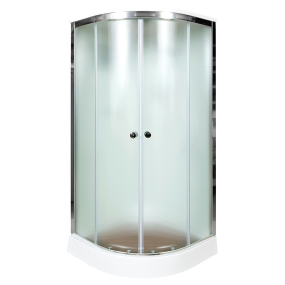 Душевая кабина Avacan 110x110 см D011S, хром/матовое (безсиликоновая сборка) - фото 2